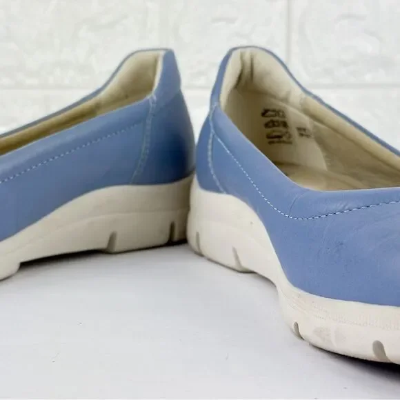 Blue Platform Ballet Flats - Picture 5 of 15